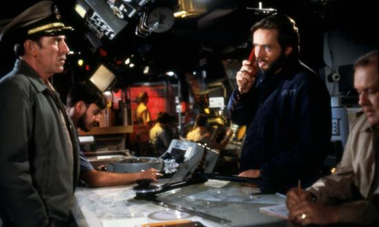 A scene from the 1980 movie Raise the Titanic, on which the author was a technical consultant.