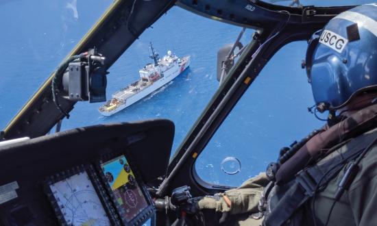 In 2019, the Coast Guard supported search-and-rescue and humanitarian aid missions in the Bahamas following Hurricane Dorian. Crisis contingency operations, particularly those related to extreme weather events, are increasing, and the Coast Guard must plan and train for these eventualities.