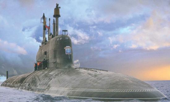  Russian Severodvinsk-class nuclear-powered multipurpose attack submarine